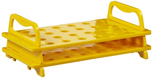 MoonLab Rack für Reaktionsgefäße, 24 Plätze, Gelb, 1.5/2.0ml Kapazität von neoLab