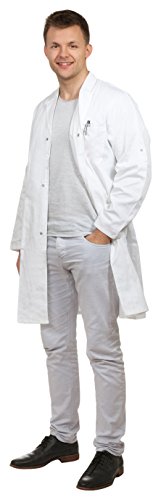 neoLab Herren Labormantel, Schmal Geschnitten, Baumwolle, Weiß, Größe 48 neoLab Herren Labormantel, Schmal Geschnitten, Baumwolle, Weiß, Größe 48 von neoLab