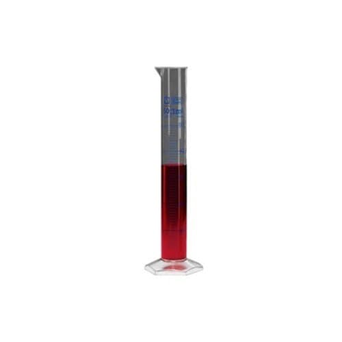 Brand PLASTIBRAND Polymethylpenten (PMP/TPX) Messzylinder, Transparent (Klar), Hohe Form, Klasse B, Blaue Gradruckte, 2000mL Kapazität, 20mL Teilung, 535mm Höhe von neoLab