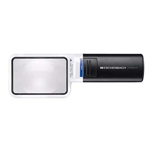 neoLab 4-4402 Mobilux LED Handleuchtlupe, 3.5 Fach Vergrößerung, 75mm x 50mm, Schwarz/Hellgrau neoLab 4-4402 Mobilux LED Handleuchtlupe, 3.5 Fach Vergrößerung, 75mm x 50mm, Schwarz/Hellgrau von neoLab