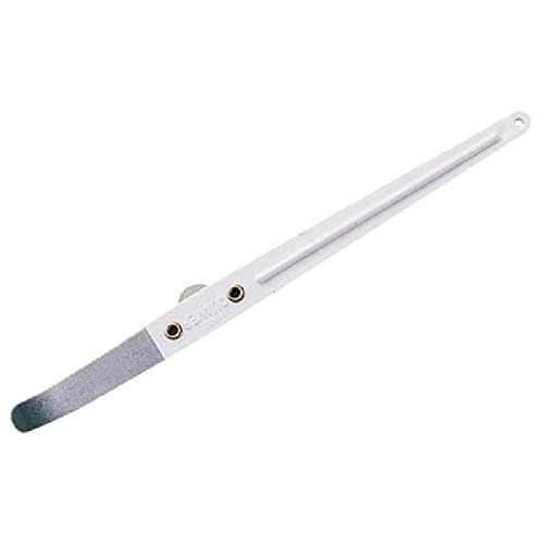 neoLab Vibrations-Wägespatel, Edelstahlklinge, Weiß, 190mm Länge von neoLab