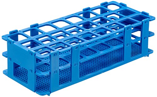 neoLab 6-2523 Economy-Gestell f. Gefäße bis 25 mm,3 x 8 Plätze, blau von neoLab