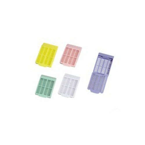 neoLab Polyoxymethylen Einbettkassetten für Routineeinbettungen, Blau, 28.5mm Länge x 40mm Breite x 6.5mm Höhe, 500 Stück von neoLab