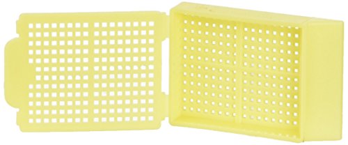 neoLab Polyoxymethylen Einbettkassetten für Biopsien, Gelb, 28.5mm Länge x 40mm Breite x 6.5mm Höhe, 500 Stück von neoLab