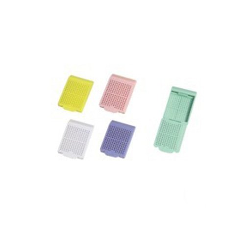 neoLab Polyoxymethylen Einbettkassetten für Biopsien, Blau, 28.5mm Länge x 40mm Breite x 6.5mm Höhe, 500 Stück von neoLab