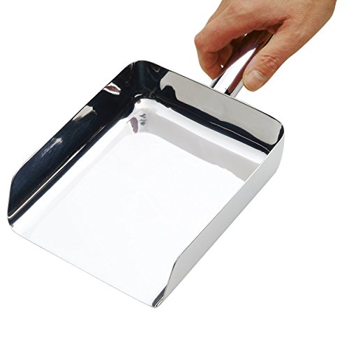 neoLab Edelstahl Rechteckige Probenschaufel, 1500mL Kapazität, Silber, 310mm Länge x 160mm Breite x 45mm Höhe von neoLab