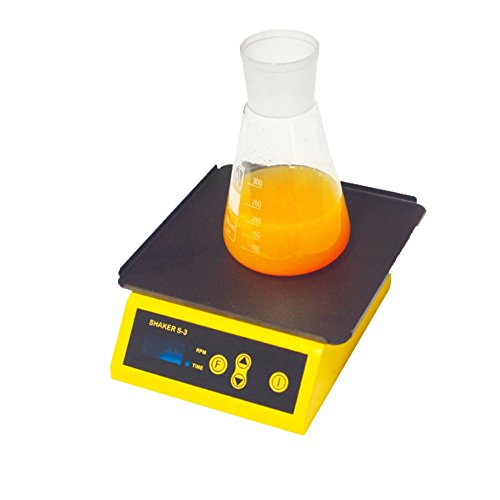 neoLabLine Orbitalschüttler, 168mm x 168mm Plattform, 20mm Amplitude, Gelb, 205mm Länge x 170mm Breite x 70mm Höhe von neoLab