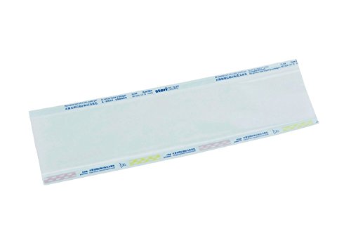 neoLab Papier/Polypropylen Stericlin Klarsichtbeutel, Weiß/Transparent (klar), 250mm Länge x 100mm Breite x 0.05mm Höhe, 2000 Stück von neoLab