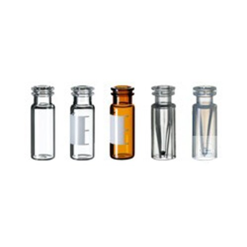neochrom Polymethylpenten TopSert Schnappringflasche mit Glas-Mikroeinsatz, 0.2mL Kapazität, Klar, 32mm Höhe x 11.6mm Durchmesser, 100 Stück von neochrom