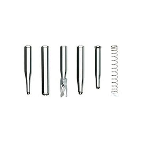 neochrom Borosilikatglas Mikroeinsätze mit Enger Öffnung/Spitze, Konisch, 0.1mL Kapazität, Klar, 31mm Höhe x 5mm Durchmesser, 100 Stück von neochrom
