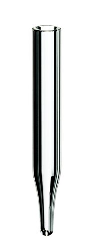neochrom Borosilikatglas Mikroeinsätze mit 13mm Spitze, Konisch, 0.1mL Kapazität, Klar, 34mm Höhe x 5mm Durchmesser, 100 Stück von neochrom