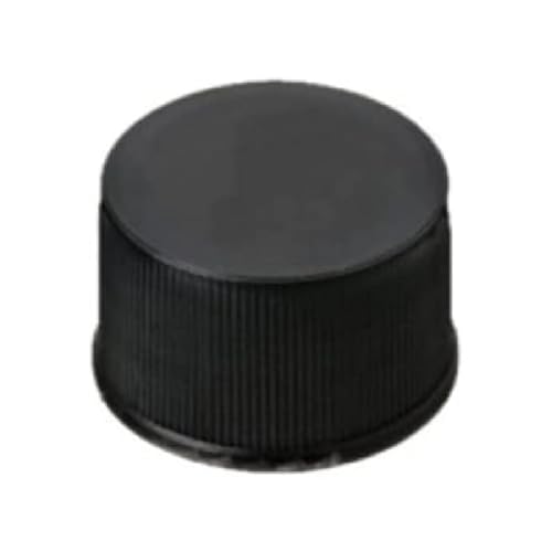 neochrom Polypropylen Schraubkappet mit Einlagen, Geschlossen, Schwarz, 13mm Durchmesser, 100 Stück von neochrom