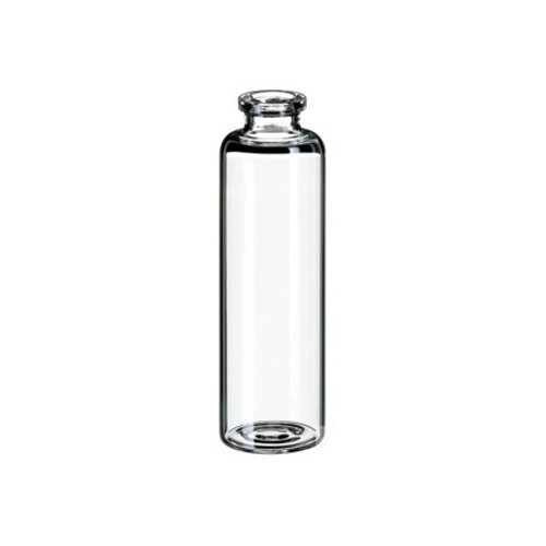 neochrom Borosilikatglas Headspace Flaschen, Flacher Boden, 5mL Kapazität, Klar, 38mm Höhe x 20mm Durchmesser, 100 Stück von neochrom