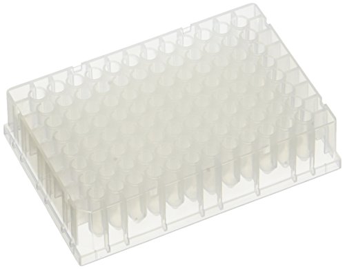 neoLab Polypropylene 96 MTP-Block, U-förmige Wells, 0.65mL Kapazität, Transparent (Klar), 50 Stück von neoLab