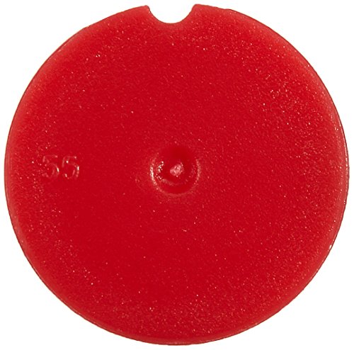 neoLab 7-4551 Deckeleinsätze für Schraubverschlüsse, Rot (100-er Pack) von neoLab