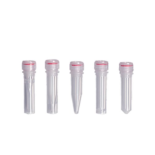 neoLab Polypropylen neoScrew-Microtubes mit Kappe, Steril, Selbststehend, Transparent, 0.5mL Kapazität, 500 Stück von neoLab