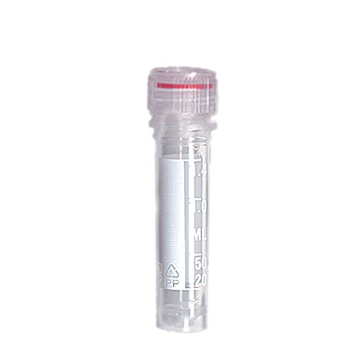 neoLab Polypropylen neoScrew-Microtubes mit Kappe, Steril Graduiert, Selbststehend, Transparent, 2.0mL Kapazität, 500 Stück von neoLab