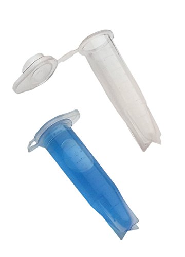 neoLab Polypropylen Präparateröhrchen mit Deckel, Graduiert, Selbststehend, Transparent, 5mL Kapazität, 250 Stück von neoLab