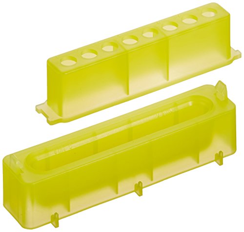 neoLab Polypropylen 8-Kanal Reservoir mit PCR-Röhrchenrack, Gelb, 10 Stück von neoLab