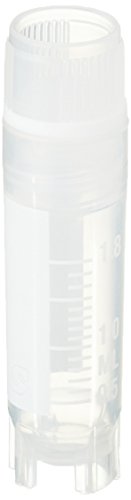 neoLab Polypropylen Kryoröhrchen mit Innengewinde, Steril, Selbststehend, Transparent, 2.0mL Kapazität, 100 Stück von neoLab