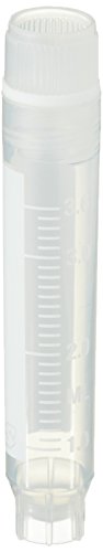 neoLab Polypropylen Kryoröhrchen mit Innengewinde, Steril, Selbststehend, Transparent, 4.0mL Kapazität, 100 Stück von neoLab
