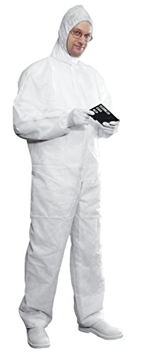 neoLab Polypropylene Overall Easy, Weiß, Größe XXL, 50 Stück von neoLab