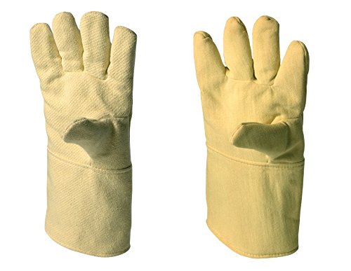 neoLab Aramid 5-Finger Hitzeschutzhandschuhe, Bis 350° C, Gelb, 36cm Länge, Paar neoLab Aramid 5-Finger Hitzeschutzhandschuhe, Bis 350° C, Gelb, 36cm Länge, Paar von neoLab