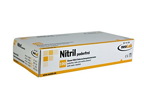 neoLab A1-8103 neoProtect-Nitrilhandschuhe, puderfrei, Groß von neoLab