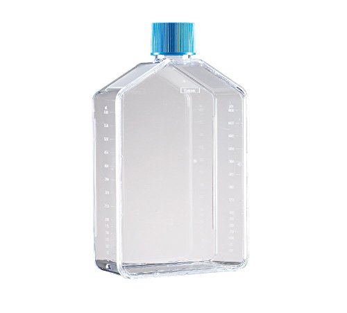 Falcon Polystyrol Zellkulturflaschen, Schräger Hals, 600mL Kapazität, 40 Stück von Falcon
