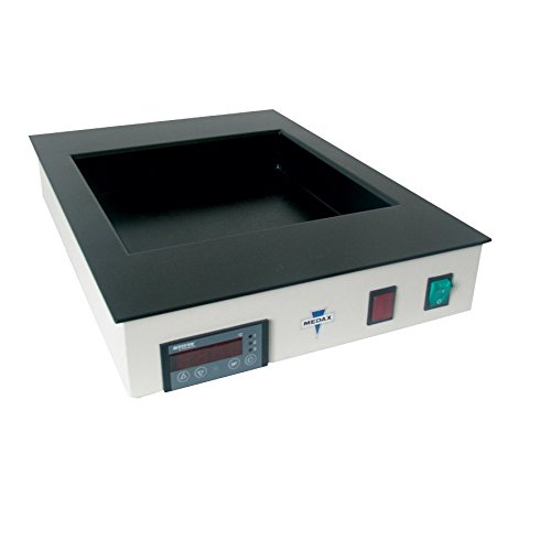 neoLab Metall Paraffin-Streckbad ohne Beleuchtung, Eckig, Grau von neoLab