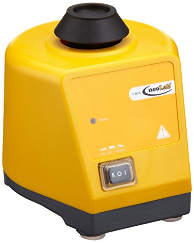 neoLabLine neoVortex Schüttler mit Fixer Umdrehung, 2500 UpM, Gelb, 60W, 230V, 130mm x 127mm x 160mm von neoLab