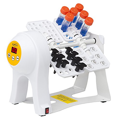 neoLabLine Polypropylen Rotationspaddel für 42 Röhrchen, Grau, 2 Stück von neoLab