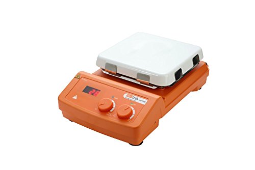 sunLab ABS Digitaler Magnetrührer mit Heizung bis 550°C, 20L, 1500 UpM, 230V von sunlab