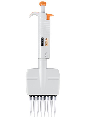 sunLab Mikroliterpipette, 8 Kanal, Mechanisch, 5-50µl Kapazität von neoLab