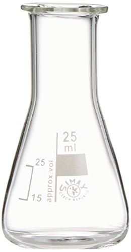 neoLab E-1057 Erlenmeyer-Kolben Enghals, 25 mL (10-er Pack) von neoLab