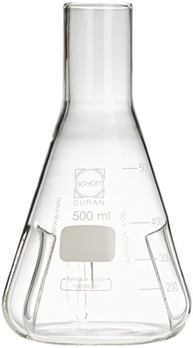 neoLab E-1117 Kulturkolben mit Schikane, 500 mL (2-er Pack) von neoLab