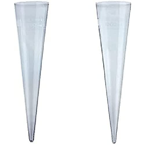 neoLab E-1478 Sedimentiergefäß nach Imhoff, Glas, grad. 0-100 mL + Markierung bei 1 l von neoLab