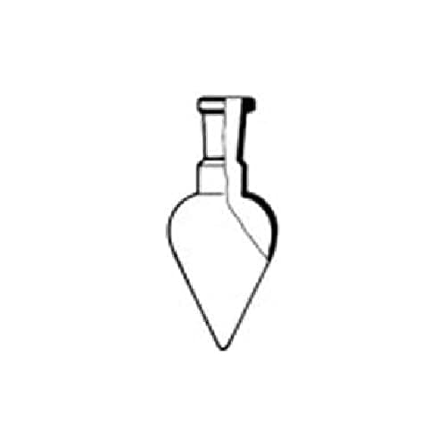 neoLab E-1538 Spitzkolben Flasche Duran-Glas mit NS 14/23, 100 mL Nennvolumen von neoLab