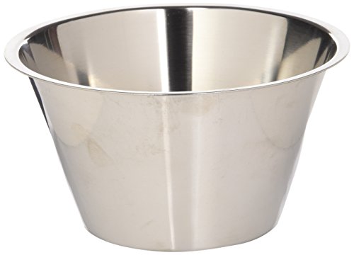 neoLab Edelstahlschüssel, Tiefe Form, Silber, 0.5 L Kapazität, 70mm Höhe von neoLab
