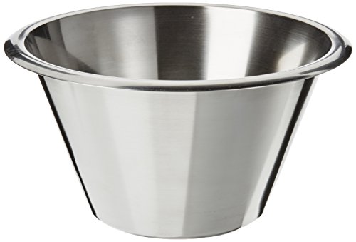 neoLab Edelstahlschüssel, Tiefe Form, Silber, 2.0 L Kapazität, 115mm Höhe von neoLab