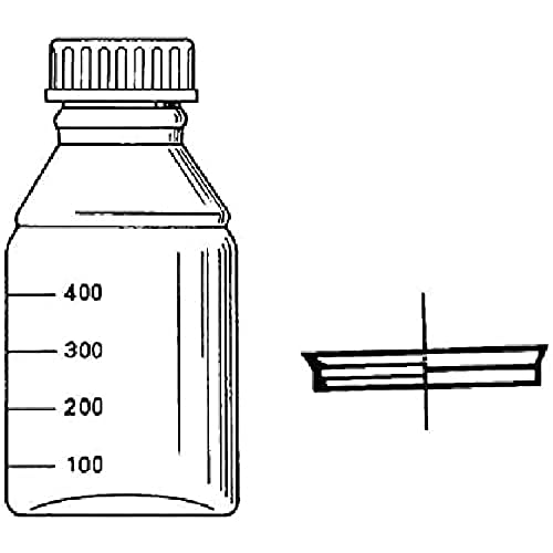 neoLab E-1825 Laborflaschen, Braunglas, SIMAX, 2000 mL (10-er Pack) von neoLab