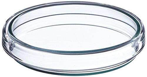 neoLab Borosilikatglas Petrischalen Anumbra, Transparent, 80mm Durchmesser, 15mm Höhe, 5 Stück von neoLab