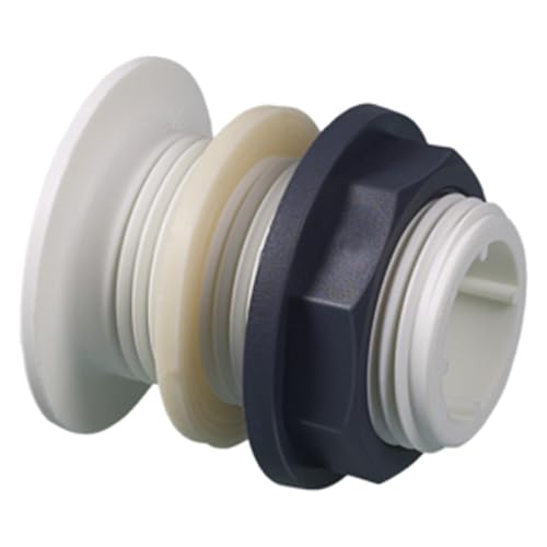 Bürkle Polypropylen Behälteranschluss mit Außengewinde, Weiß, 3/4'' Gewinde, 18mm Nennweite Bürkle Polypropylen Behälteranschluss mit Außengewinde, Weiß, 3/4'' Gewinde, 18mm Nennweite von neoLab
