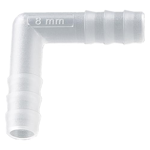 Bürkle Polypropylen Winkel-Verbinder für 9mm-11mm Schläuche, Zylindrische Tülle, 10 Stück Bürkle Polypropylen Winkel-Verbinder für 9mm-11mm Schläuche, Zylindrische Tülle, 10 Stück von neoLab