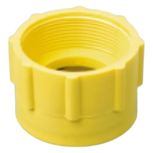Bürkle Polypropylen/Polycarbonat Gewindeadapter mit DIN61 Innen und 2" BSP Innen, Gelb Bürkle Polypropylen/Polycarbonat Gewindeadapter mit DIN61 Innen und 2" BSP Innen, Gelb von neoLab