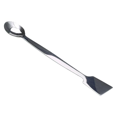 Bürkle Edelstahl V2A Löffelspatel, 11mL Kapazität, Silber, 300mm Länge Bürkle Edelstahl V2A Löffelspatel, 11mL Kapazität, Silber, 300mm Länge von neoLab