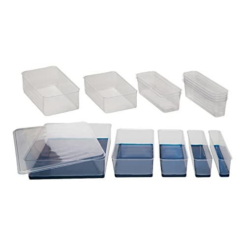neoLab PVC Blotting-Behälter für Midi Blots, Transparen, 15.4cm Länge, 3er Set von neoLab