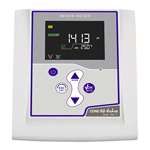 neoLab XS COND 50 VioLab pH-Messgeräte ohne Leitfähigkeitszelle, 160mm Länge x 45mm Höhe x 140mm Breite, Grau/Weiß neoLab XS COND 50 VioLab pH-Messgeräte ohne Leitfähigkeitszelle, 160mm Länge x 45mm Höhe x 140mm Breite, Grau/Weiß von neoLab