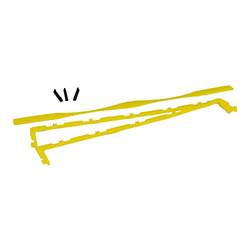 neoLabLine Zubehörset für Multifunktionsrack mit Griff, Rahmen und Klammern, Gelb von neoLab