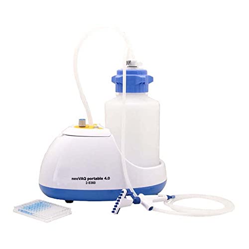 neoLabLine neoVAQ Polypropylen Absaugvorrichtung mit Vakuumpumpe, 240V, 4L Flasche von neoLab